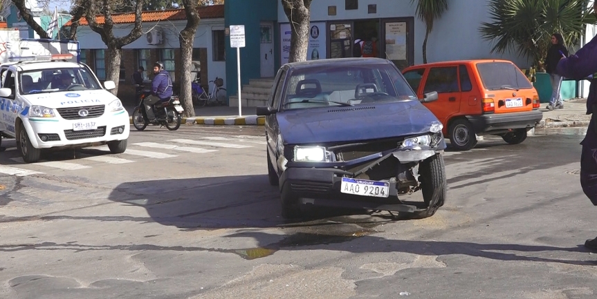 Otro choque en Batlle y Fernández: esta vez no hubo lesionados
